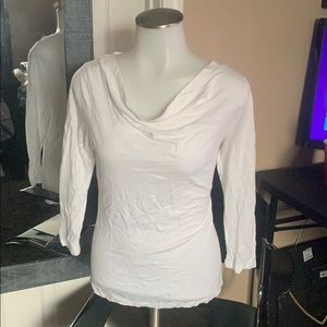Talbots white cotton shirt Sz S